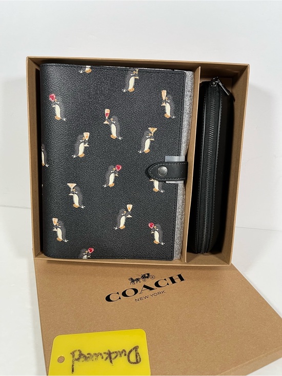 Coach Accessories - NIB Coach Boxed Notebook And Pencil Case Set